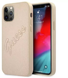 Guess GUHCP12MRSAVSLG iPhone 12/12 Pro 6,1" złoty/gold hardcase