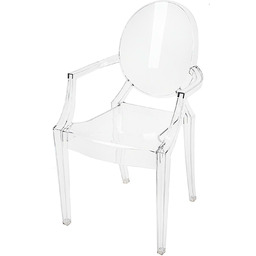 Krzesło royal (insp. louis ghost) transparentne d2