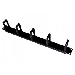 ALANTEC Organizator kabli 1U 19" 5 uchwytów Czarny