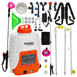 Opryskiwacz Akumulatorowy Spryskiwacz Ogrodowy Plecakowy Zestaw Dysz 18L