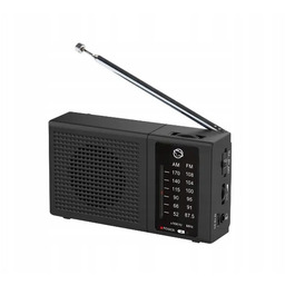 Radioodbiornik kieszonkowy Manta MARDI120BK Radio Fm Czarny