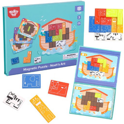 TOOKY TOY Układanka Magnetyczna Montessori Logiczna Puzzle Arka