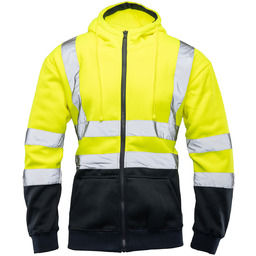 Bluza dresowa z kapturem wysoka stójka wzmocnienia CORDURA
