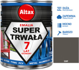 Altax Super Trwała Emalia 750ml Szary
