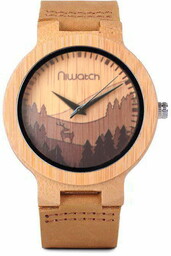 Zegarek drewniany Niwatch NATURE - Beskidy 45mm
