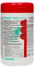 Meliseptol Wipes Sensitive Chusteczki do dezynfekcji powierzchni, 60