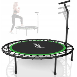 Trampolina 101 CM Fitness Z Uchwytem T Zielona