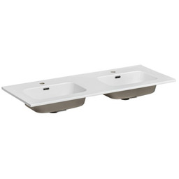 Umywalka meblowa ceramiczna 120cm biała, GO 120D