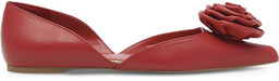 Baleriny Eva Minge FORBES-V1521-06 Czerwony