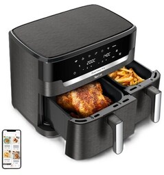 TEFAL Air Fryer Frytkownica beztłuszczowa Dual Easy Fry