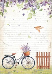 Stamperia Papier ryżowy-Stwórz szczęście - Welcome Home-Rower, 0,