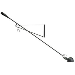 FLOS - 265 Lampa Ścienna Czarna