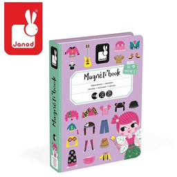 Janod Magnetibook Kostiumy Dziewczynka