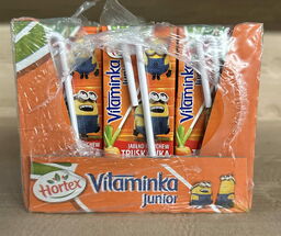 Hortex Vitaminka Junior truskawka-jabłko 200ml - karton