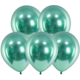 Balony lateksowe Glossy zielone - 30 cm -