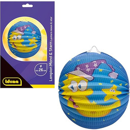 Idena 30415 30415 lampion księżyc i gwiazda, ok.