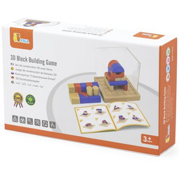 VIGA Klocki drewniane Learn from Fun Budowanie 3D