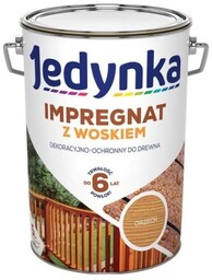 Jedynka Impregnat do Drewna z Woskiem Orzech 5L