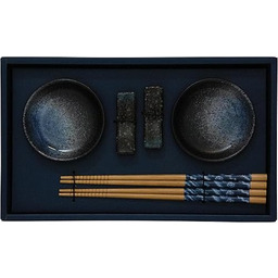 JADE TEMPLE Zestaw do sushi niebieski, 1 zestaw