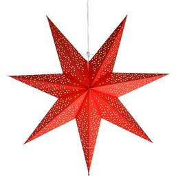 Wykończenie gwiazdy w kropki: czerwony