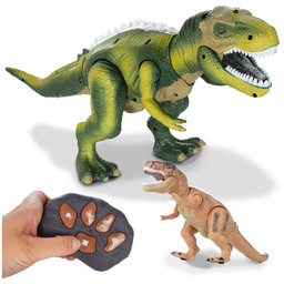 MEGA OGROMNY INTERAKTYWNY DINOZAUR T-REX ZDALNIE STEROWANY CHODZI