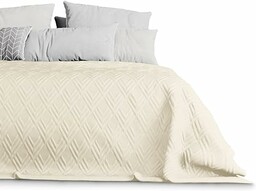 AmeliaHome Narzuta na łóżko, dwustronna, ultrasoniczna, pikowana, poliester,