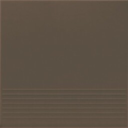 Klinkier stopnica SIMPLE BROWN mat 30x30 gat.