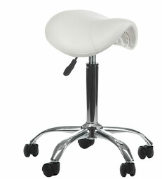 Taboret kosmetyczny BD-9909 Biały