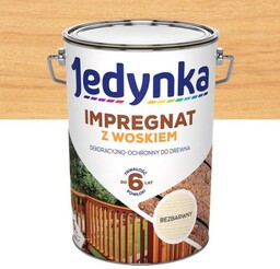 Jedynka Impregnat do Drewna z Woskiem Bezbarwny 5L