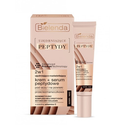 Bielenda Ujędrniające Peptydy Ujędniająco-Rozświetlający Krem - Serum peptydowe