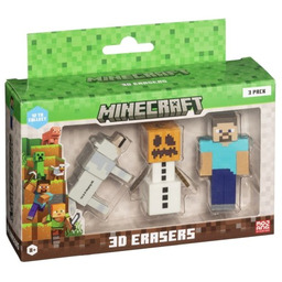 P.m.i. Kids World MINECRAFT 3D ERASERS - 3