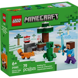 LEGO Minecraft 21583 Przygoda Steve a w tajdze