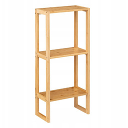 Regał Łazienkowy na kosmetyki bambusowy 20 cm