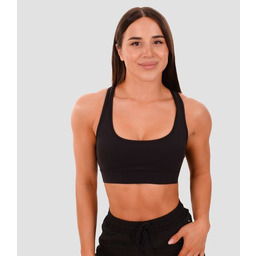 GymBeam Biustonosz sportowy Mesh Panel Black