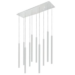 Lampa nad wyspę stół LASER BLACK X czarna