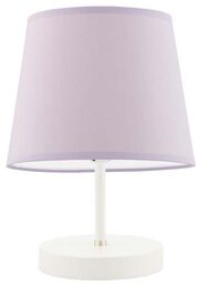 Lampka nocna dla dziewczynki z fioletowym abażurem ALMADA