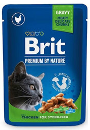 BRIT Premium Adult sterilised 24 x 100 g