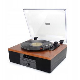 Gramofon Z Wbudowanymi Głośnikami Bluetooth V5.0 Usb CD