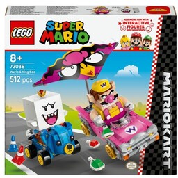 LEGO Super Mario Mario Kart Wario i King