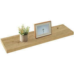 Edinos Premium Minimalistyczna półka wisząca 80 cm dąb