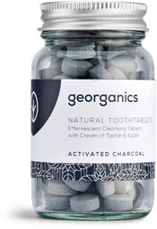 Georganics, naturalne tabletki do mycia zębów Activated Charcoal,