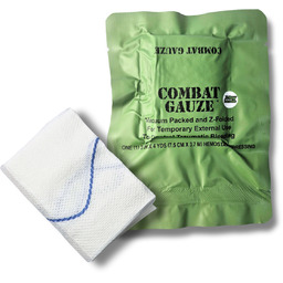 Opatrunek hemostatyczny kaolinowy Combat Gauze X-ray
