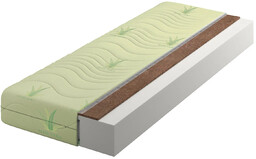 Edinos Materac piankowo-kokosowy z pokrowcem aloe vera 160x200