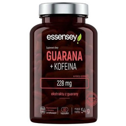 Essensey Guarana + Kofeina, 90 kaps.