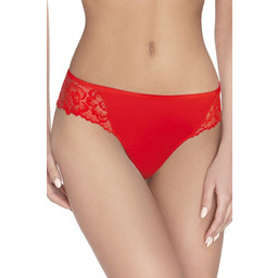 Koronkowe figi brazylijskie 88 czerwone
