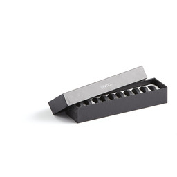 Magnesy do tablic szklanych, 10 szt., czarny