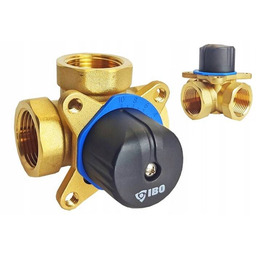 Ibo Zawór 3-DROGOWY 1" Mieszająco-rozdzielający Kvs 10 m3/h