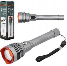 LATARKA AKUMULATOROWA POWER LED 180W 10000LM 5TRYBÓW ALUMIN.