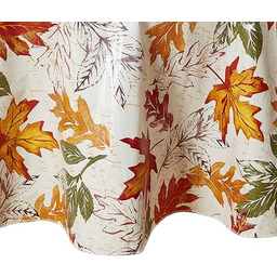 Elrene Home Fashions Harvest Vintage Liście Wodoodporny