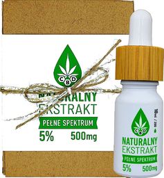 OLEJEK KONOPNY 5% 500 mg THC 0% SZEROKIE